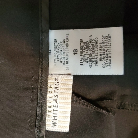 White stag black crop dress pants - Picture 3 of 3